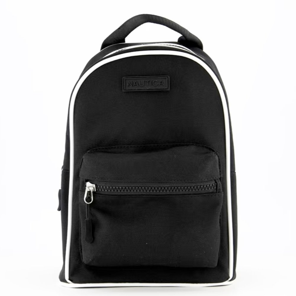 Nautica Desi Jr Backpack Purse - Womens Small Travel Backpack Purse (Black)